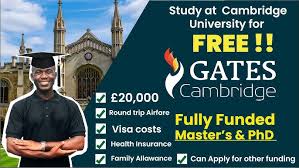 Gate Cambridge Scholarship fully funded