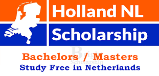 this is a flyer showing Holland scholarship free for undergraduates, master's in Netherlands