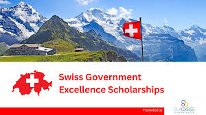 swiss Governement scholarship with the swiss flag