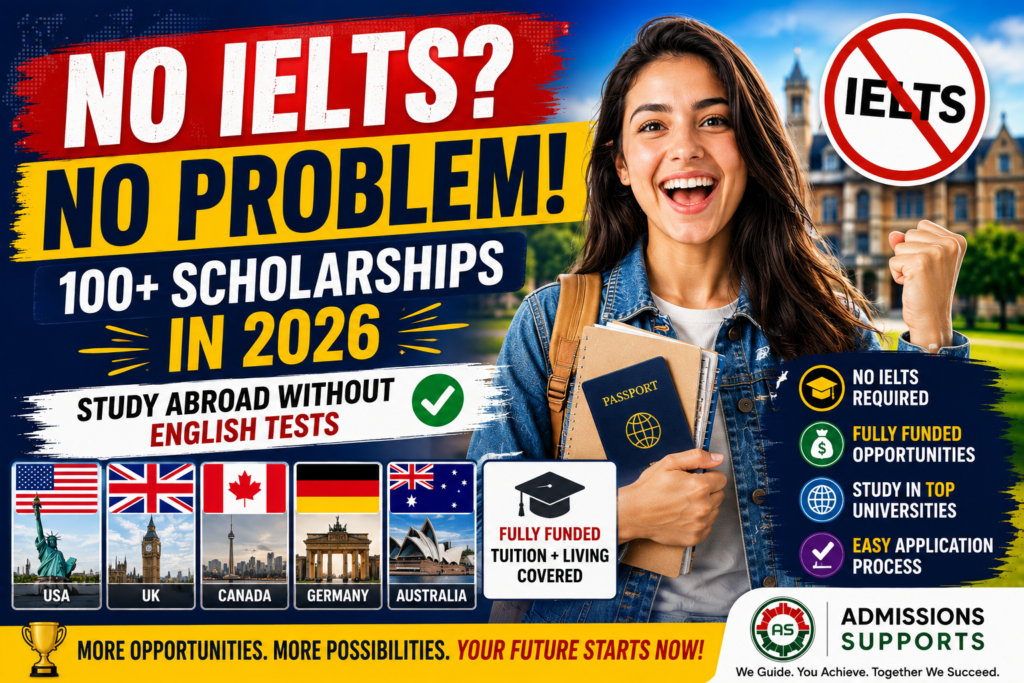 no-IELTS-no-problem study without ielts