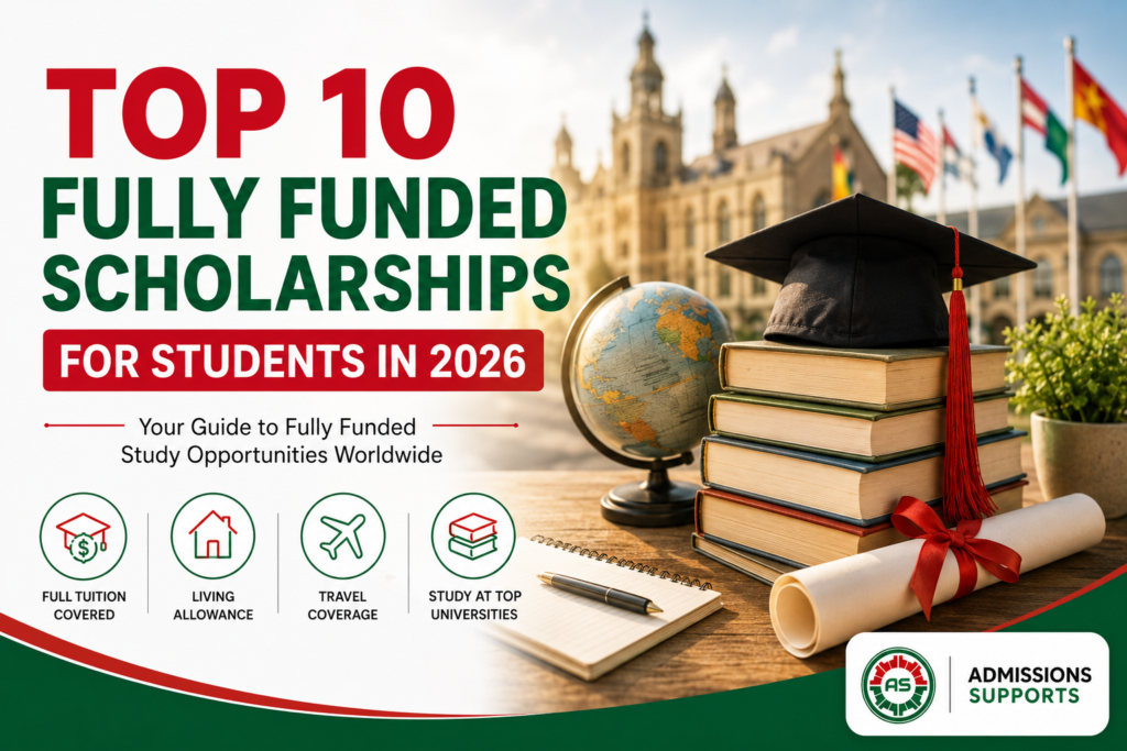 top ten fully funded scholarships
